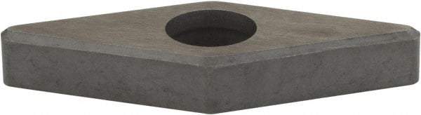 Hertel - 1/2" Inscribed Circle, Diamond (Shape) External Turning Shim for Indexables - 3/16" Thick, IVSN Shim Style, Negative Rake, Neutral Cut - Apex Tool & Supply