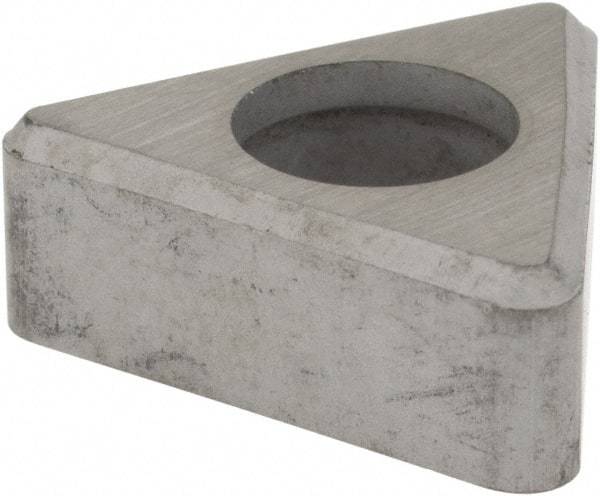 Hertel - 3/8" Inscribed Circle, Triangle External Turning Shim for Indexables - 3/16" Thick, ITSN Shim Style, Negative Rake, Neutral Cut - Apex Tool & Supply