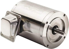 Boston Gear - 1 hp, TEFC Enclosure, T-Stat Thermal Protection, 1,720 RPM, 230/460 Volt, 50/60 Hz, Three Phase Motor - Size 56C Frame, C-Face Mount, 1 Speed, Ball Bearings, 3.10/1.60 Full Load Amps, F Class Insulation, Reversible - Apex Tool & Supply