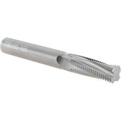 Scientific Cutting Tools - 3/4-16 UNF, 0.495" Cutting Diam, 4 Flute, Solid Carbide Helical Flute Thread Mill - Internal Thread, 1.338" LOC, 4" OAL, 1/2" Shank Diam - Apex Tool & Supply