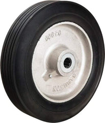 Hamilton - 14 Inch Diameter x 3-1/4 Inch Wide, Rubber on Aluminum Caster Wheel - 900 Lb. Capacity, 3-1/4 Inch Hub Length, 1 Inch Axle Diameter, Straight Roller Bearing - Apex Tool & Supply
