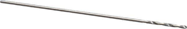Walter-Titex - #80 118° High Speed Steel Jobber Drill - Oxide Finish, Right Hand Cut, Spiral Flute, Straight Shank, 3/4" OAL, Standard Point - Apex Tool & Supply