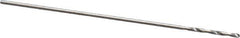 Walter-Titex - #80 118° High Speed Steel Jobber Drill - Oxide Finish, Right Hand Cut, Spiral Flute, Straight Shank, 3/4" OAL, Standard Point - Apex Tool & Supply