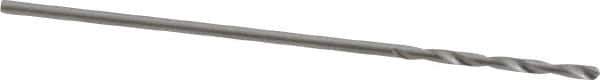 Walter-Titex - #72 118° High Speed Steel Jobber Drill - Oxide Finish, Right Hand Cut, Spiral Flute, Straight Shank, 1" OAL, Standard Point - Apex Tool & Supply