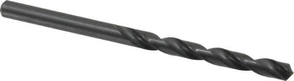 Walter-Titex - #5 118° High Speed Steel Jobber Drill - Oxide Finish, Right Hand Cut, Spiral Flute, Straight Shank, 3-3/8" OAL, Standard Point - Apex Tool & Supply