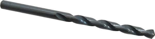 Walter-Titex - #3 118° High Speed Steel Jobber Drill - Oxide Finish, Right Hand Cut, Spiral Flute, Straight Shank, 3-21/32" OAL, Standard Point - Apex Tool & Supply