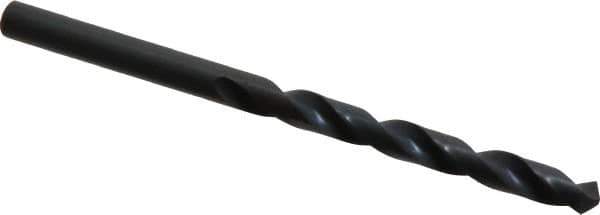 Walter-Titex - #1 118° High Speed Steel Jobber Drill - Oxide Finish, Right Hand Cut, Spiral Flute, Straight Shank, 3-21/32" OAL, Standard Point - Apex Tool & Supply