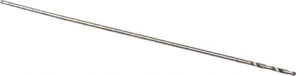 Walter-Titex - 0.27mm 118° High Speed Steel Jobber Drill - Oxide Finish, Right Hand Cut, Spiral Flute, Straight Shank, 3/4" OAL, Standard Point - Apex Tool & Supply