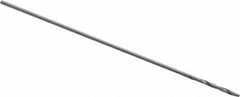Walter-Titex - 0.29mm 118° High Speed Steel Jobber Drill - Oxide Finish, Right Hand Cut, Spiral Flute, Straight Shank, 3/4" OAL, Standard Point - Apex Tool & Supply