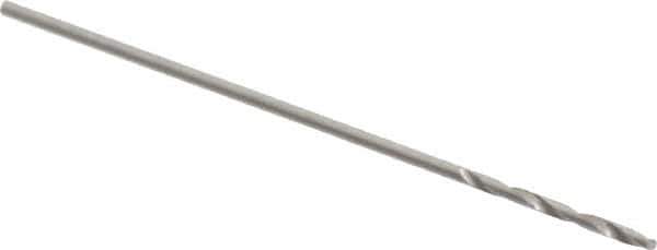 Walter-Titex - 0.45mm 118° High Speed Steel Jobber Drill - Oxide Finish, Right Hand Cut, Spiral Flute, Straight Shank, 25/32" OAL, Standard Point - Apex Tool & Supply