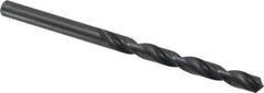 Walter-Titex - 6.3mm 118° High Speed Steel Jobber Drill - Oxide Finish, Right Hand Cut, Spiral Flute, Straight Shank, 3-31/32" OAL, Standard Point - Apex Tool & Supply