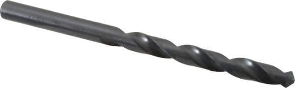 Walter-Titex - 7.2mm 118° High Speed Steel Jobber Drill - Oxide Finish, Right Hand Cut, Spiral Flute, Straight Shank, 4-19/64" OAL, Standard Point - Apex Tool & Supply