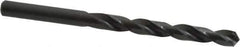Walter-Titex - 8mm 118° High Speed Steel Jobber Drill - Oxide Finish, Right Hand Cut, Spiral Flute, Straight Shank, 4-39/64" OAL, Standard Point - Apex Tool & Supply