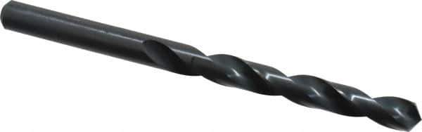 Walter-Titex - 8.4mm 118° High Speed Steel Jobber Drill - Oxide Finish, Right Hand Cut, Spiral Flute, Straight Shank, 4-39/64" OAL, Standard Point - Apex Tool & Supply