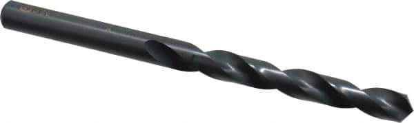 Walter-Titex - 8.9mm 118° High Speed Steel Jobber Drill - Oxide Finish, Right Hand Cut, Spiral Flute, Straight Shank, 4-59/64" OAL, Standard Point - Apex Tool & Supply