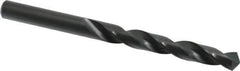 Walter-Titex - 10.5mm 118° High Speed Steel Jobber Drill - Oxide Finish, Right Hand Cut, Spiral Flute, Straight Shank, 5-15/64" OAL, Standard Point - Apex Tool & Supply