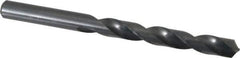 Walter-Titex - 11.2mm 118° High Speed Steel Jobber Drill - Oxide Finish, Right Hand Cut, Spiral Flute, Straight Shank, 5-19/32" OAL, Standard Point - Apex Tool & Supply