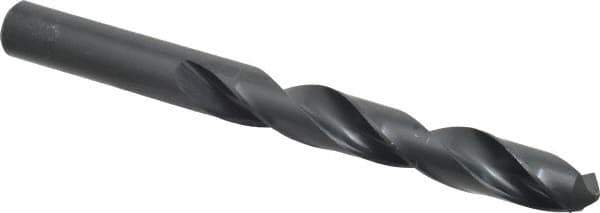 Walter-Titex - 18mm 118° High Speed Steel Jobber Drill - Oxide Finish, Right Hand Cut, Spiral Flute, Straight Shank, 7-33/64" OAL, Standard Point - Apex Tool & Supply