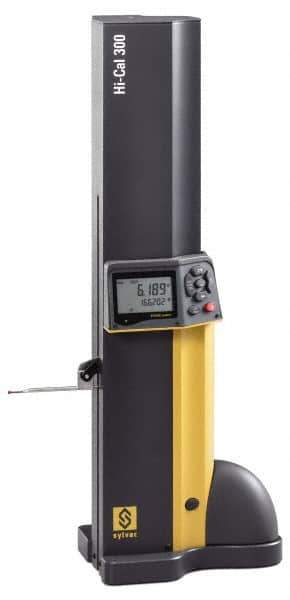 Fowler - 6" Electronic Height Gage - 0.00005" Resolution, Accurate to 0.00013", LCD Display, USB, RS-232 Data Output - Apex Tool & Supply