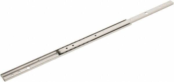 Sugatsune - 11-53/64" Slide Length, 8-53/64" Travel Length, Stainless Steel Ball Bearing Slide - 66 Lb Capacity at Full Extension - Apex Tool & Supply