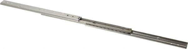 Sugatsune - 9-55/64" Slide Length, 10-39/64" Travel Length, Stainless Steel Ball Bearing Slide - 66 Lb Capacity at Full Extension - Apex Tool & Supply