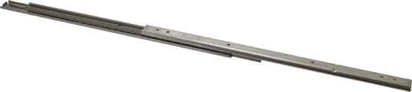 Sugatsune - 13-51/64" Slide Length, 14-35/64" Travel Length, Stainless Steel Ball Bearing Slide - 66 Lb Capacity at Full Extension - Apex Tool & Supply