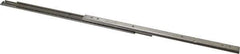 Sugatsune - 13-51/64" Slide Length, 14-35/64" Travel Length, Stainless Steel Ball Bearing Slide - 66 Lb Capacity at Full Extension - Apex Tool & Supply