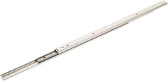 Sugatsune - 15-49/64" Slide Length, 16-29/32" Travel Length, Stainless Steel Ball Bearing Slide - 66 Lb Capacity at Full Extension - Apex Tool & Supply