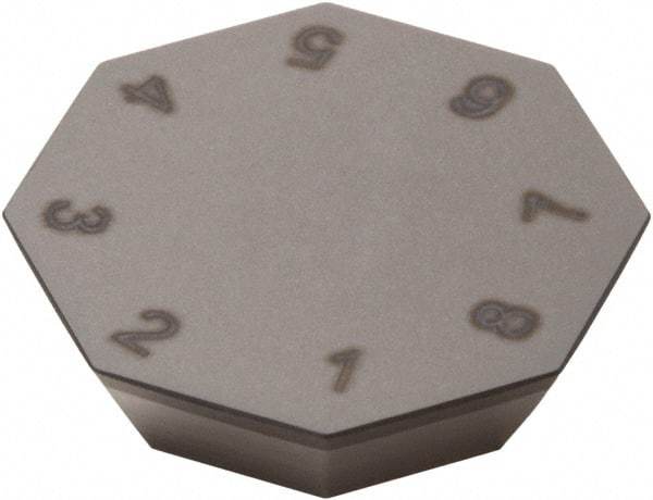 Seco - OFEN070405 MD16 Grade CBN200 CBN Milling Insert - Uncoated, 0.187" Thick, 0.707" Inscribed Circle - Apex Tool & Supply