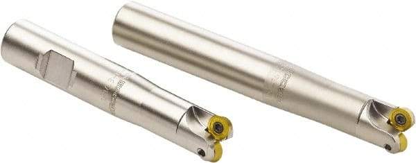Seco - 16mm Cutting Diam, 16mm Shank Diam, 4mm Max Depth of Cut, Straight Shank Indexable Copy End Mill - 2 Inserts, RD.. 0803 Insert, R217.29 Toolholder, Carbide - Apex Tool & Supply