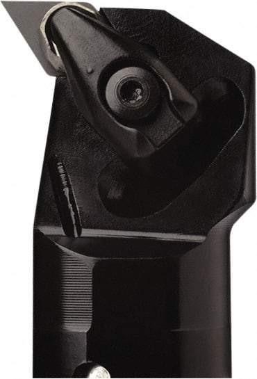 Seco - 32mm Min Bore Diam, 200mm OAL, 25mm Shank Diam, A-DDUN Indexable Boring Bar - 27mm Max Bore Depth, DNMA 1104.. Insert, Pin & Clamp Holding Method - Apex Tool & Supply