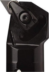 Seco - 32mm Min Bore Diam, 200mm OAL, 25mm Shank Diam, A-DDUN Indexable Boring Bar - 27mm Max Bore Depth, DNMA 1104.. Insert, Pin & Clamp Holding Method - Apex Tool & Supply