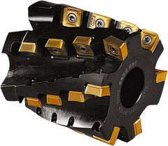 Seco - 24 Inserts, 80mm Cut Diam, 32mm Arbor Diam, 68mm Max Depth of Cut, Indexable Square-Shoulder Face Mill - 85mm High, AC.. 1506 & SCET 1206 Insert Compatibility - Apex Tool & Supply