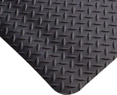 PRO-SAFE - 9' Long x 4' Wide, Dry Environment, Anti-Fatigue Matting - Black, Vinyl with Vinyl Sponge Base, Beveled on 4 Sides - Apex Tool & Supply