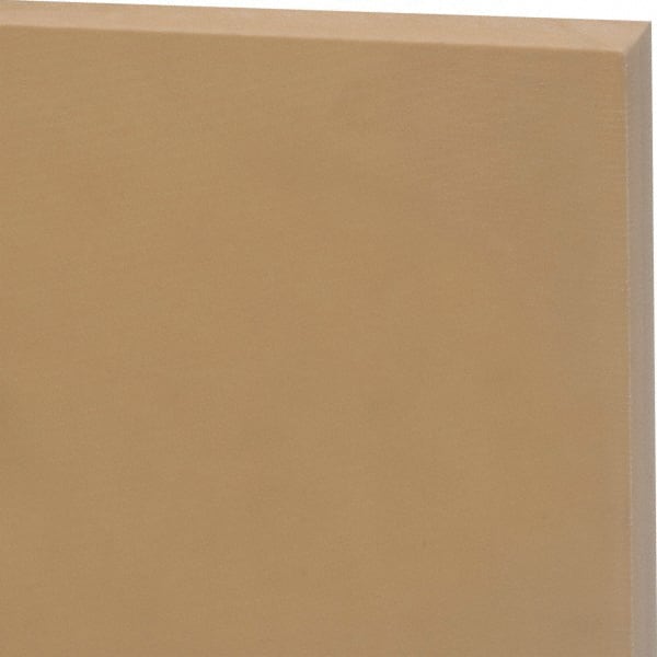 Made in USA - 1' x 1' x 1/4" Mustard Yellow Kevlar/Nylon Sheet - Apex Tool & Supply