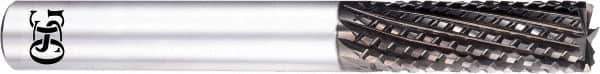 OSG - 1/8" Diam, 3/8" LOC, Square End, Solid Carbide Diamond Pattern Router Bit - 1-1/2" OAL, 1/8" Shank Diam, Use on Carbon Fiber, Honeycomb Core, Carbon - Apex Tool & Supply