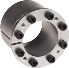 Climax Metal Products - 34mm Bore Diam, 60.5mm OD, Shaft Locking Device - 8 Screws, 1-1/2" OAW, 7,320 Ft/Lb Max Torque - Apex Tool & Supply