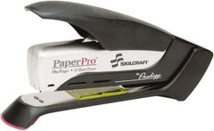 Ability One - 25 Sheet Desktop Stapler - Black & Silver - Apex Tool & Supply