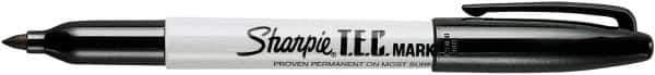 Sharpie - Black Permanent Marker - Fine Tip, TEC Certified Ink - Apex Tool & Supply