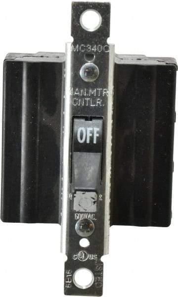 Cooper Wiring Devices - 3 Poles, 40 Amp, 3PST, NEMA, Open Toggle Manual Motor Starter - 56.64mm Wide x 42.16mm Deep x 95.25mm High, 20 hp, CSA C22.2 No. 14, NEMA 1 & UL 508 - Apex Tool & Supply