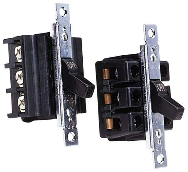 Cooper Wiring Devices - 3 Poles, 40 Amp, 3PST, NEMA, Open Toggle Manual Motor Starter - 44.2mm Wide x 42.16mm Deep x 95.25mm High, 20 hp, CSA C22.2 No. 14, NEMA 1 & UL 508 - Apex Tool & Supply