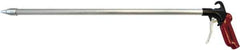 Value Collection - 120 Max psi Whisper Jet Pistol Grip Blow Gun - 1/4 NPT Inlet, 24" Tube Length, Aluminum - Apex Tool & Supply
