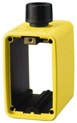 Cooper Wiring Devices - 1 Gang, Thermoplastic Rectangle Portable Outlet Box - 6-1/2" Overall Height x 4-1/4" Overall Width x 2-5/8" Overall Depth, Weather Resistant - Apex Tool & Supply