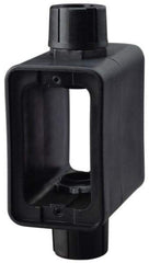 Cooper Wiring Devices - 1 Gang, Thermoplastic Rectangle Portable Outlet Box - 6-1/2" Overall Height x 4-1/4" Overall Width x 2-5/8" Overall Depth, Weather Resistant - Apex Tool & Supply