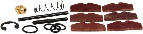 PRO-SOURCE - For Use with Impact Wrench, Repair Kit - Throttle Valve Stem 43-231H17, E-Ring 70129, (2) O-Rings OR01008108, (6) Rotor Blades 43-231F16, Pin 43-231H13, Valve Spring 43-231H08 - Apex Tool & Supply