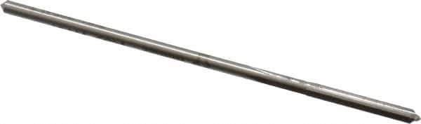 Made in USA - 0.1181" Cobalt 4 Flute Chucking Reamer - Straight Flute, 0.112" Straight Shank, 7/8" Flute Length, 3-1/2" OAL - Apex Tool & Supply