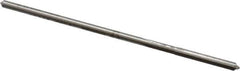 Made in USA - 0.1181" Cobalt 4 Flute Chucking Reamer - Straight Flute, 0.112" Straight Shank, 7/8" Flute Length, 3-1/2" OAL - Apex Tool & Supply