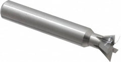 Made in USA - 3/4" Diam x 0.312" Wide Solid Carbide 60° Dovetail Cutter - Apex Tool & Supply