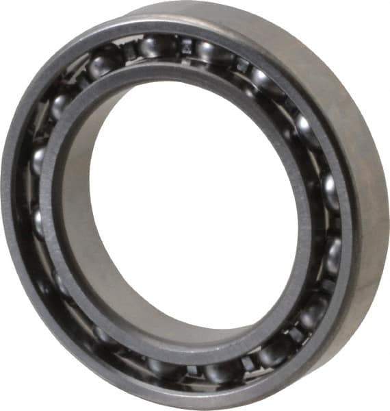 SKF - 17mm Bore Diam, 26mm OD, Open Thin Section Radial Ball Bearing - 5mm Wide, 1 Row, Round Bore, 209 Lb Static Capacity, 378 Lb Dynamic Capacity - Apex Tool & Supply