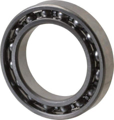 SKF - 17mm Bore Diam, 26mm OD, Open Thin Section Radial Ball Bearing - 5mm Wide, 1 Row, Round Bore, 209 Lb Static Capacity, 378 Lb Dynamic Capacity - Apex Tool & Supply
